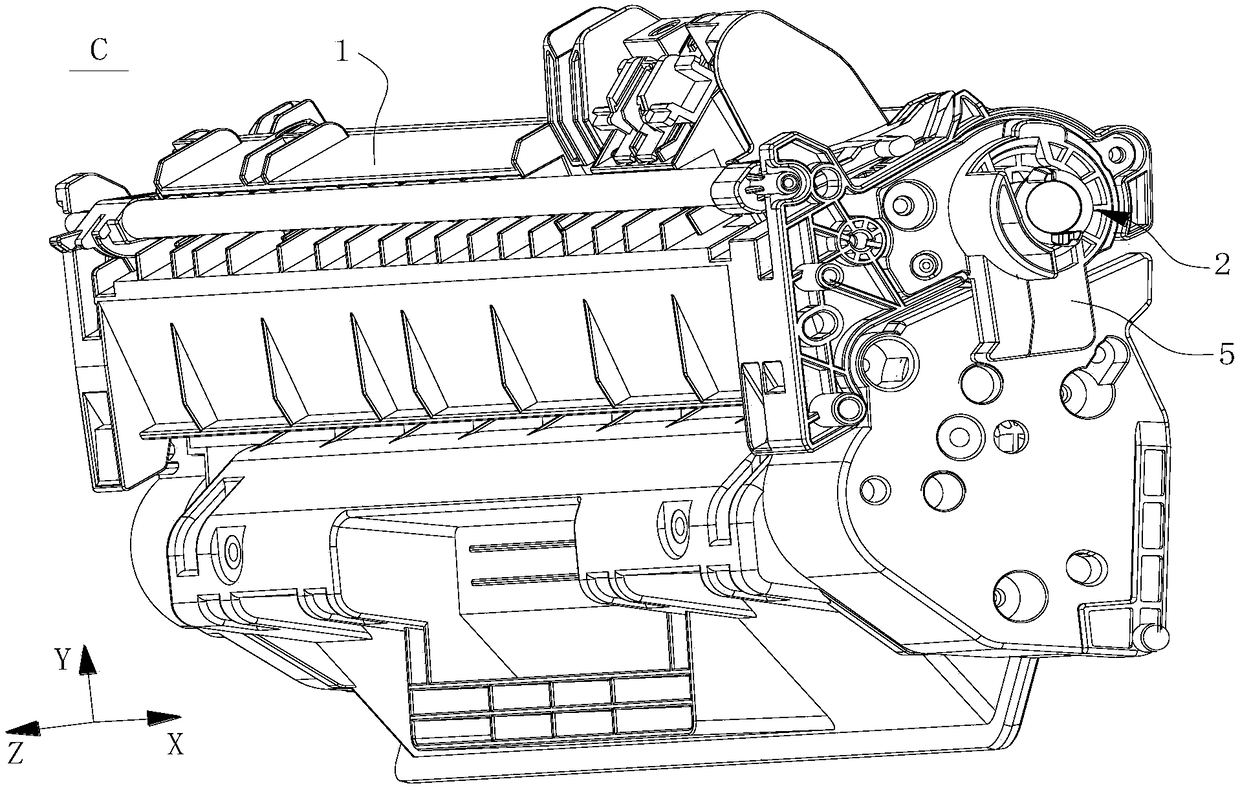 Power transferring apparatus and processing box