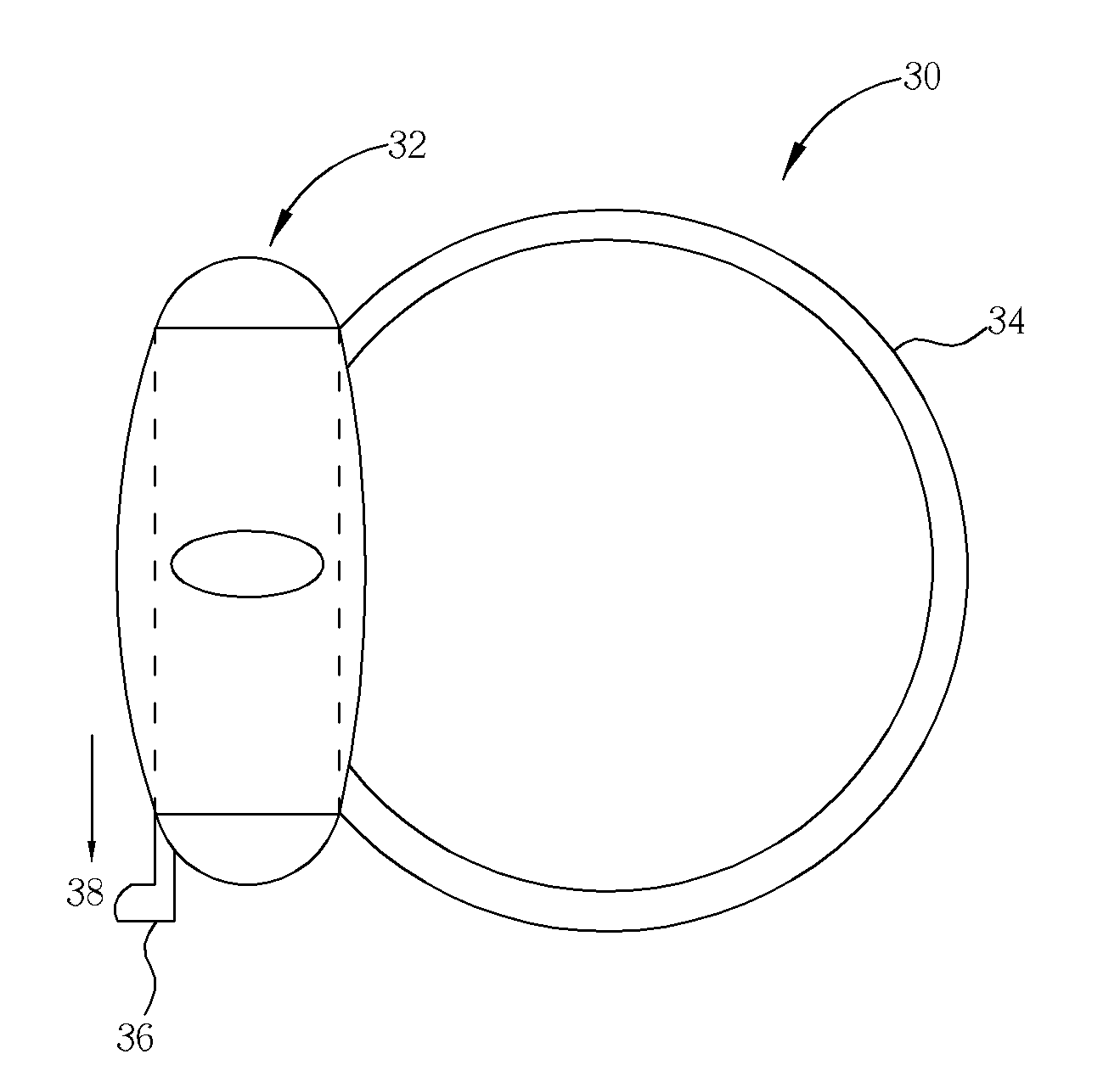 Vibrating Sex Auxiliary Ring Capable of Preventing Power From Accidentally Being Turned On