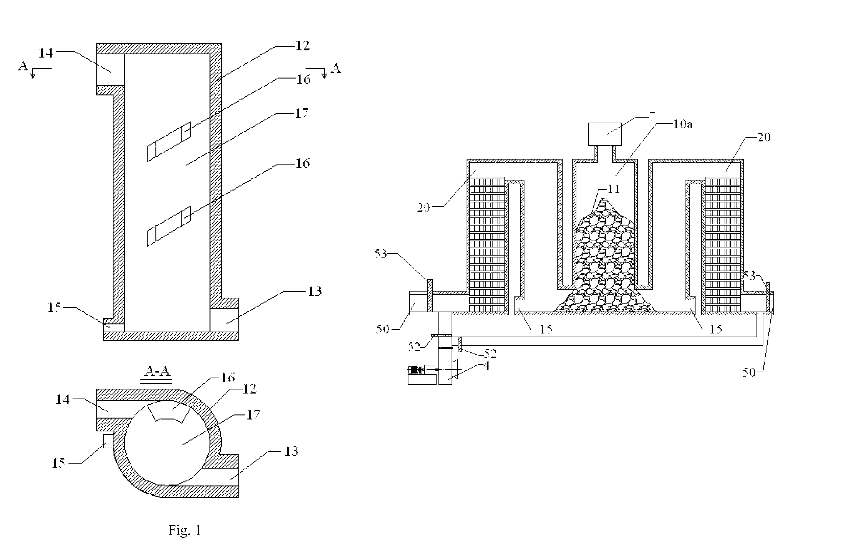 Method and equipment for separating out molten dust in high temperature gas and use thereof