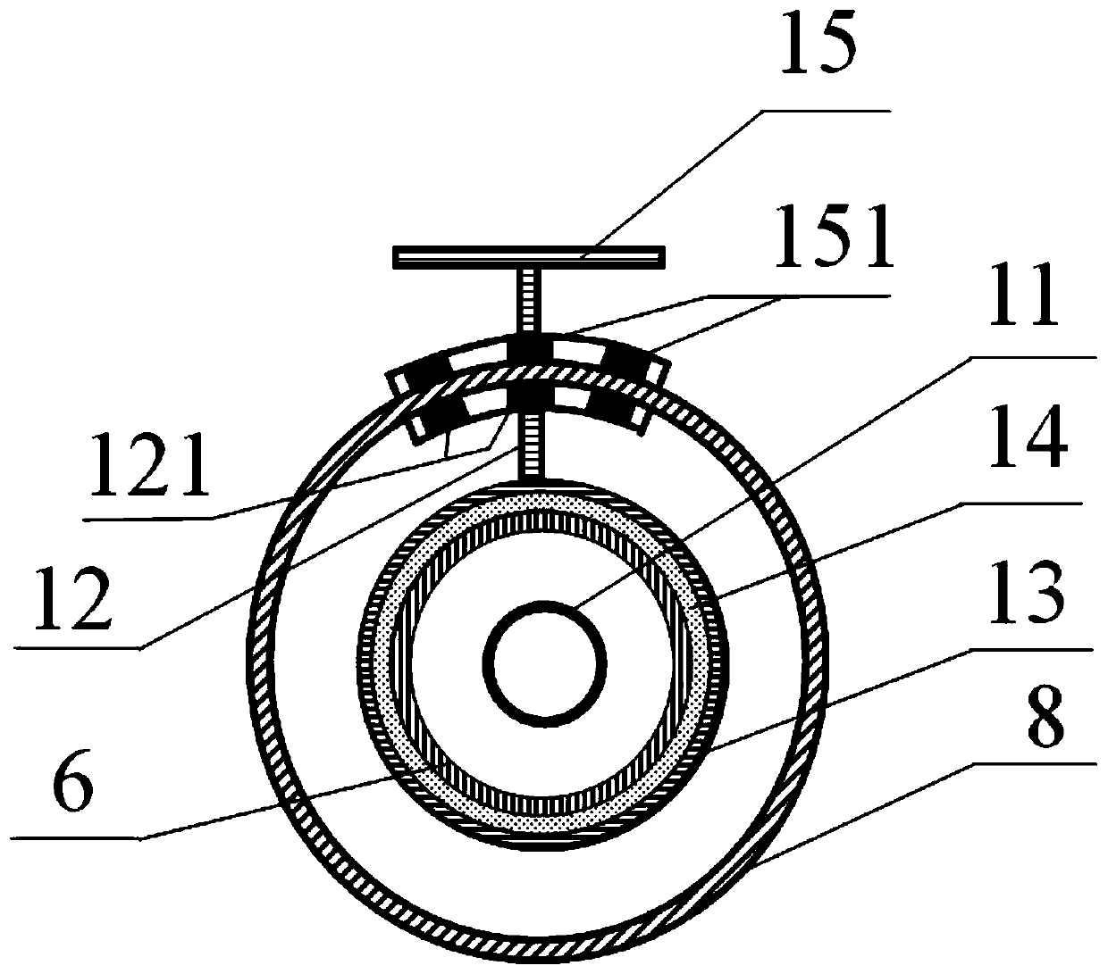 An l-type ultraviolet radiation algae suppression device