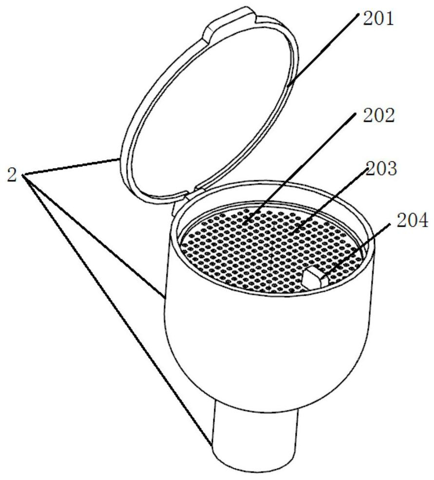 Method for recovering and monitoring experimental waste liquid