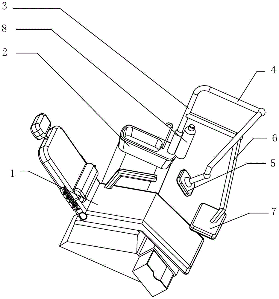 Comprehensive dental treatment chair