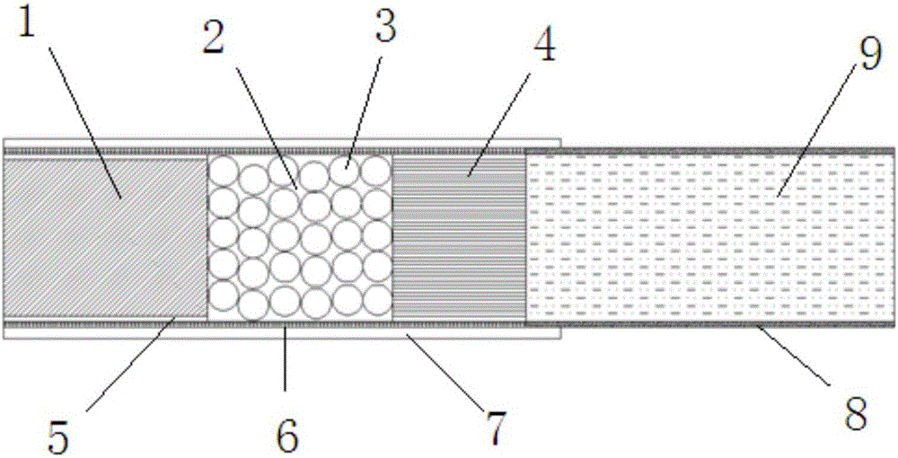 Three-component-unit compounding filter tip rod