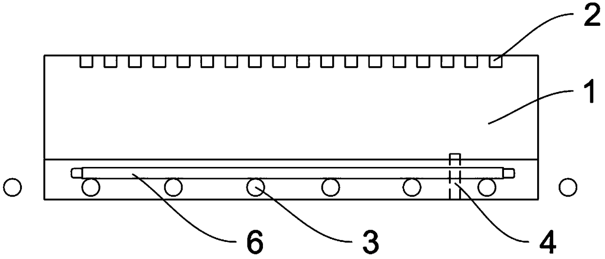 Core rod heat uniformizing technological method and device thereof