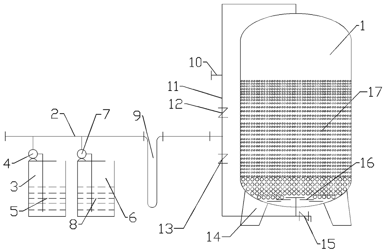 Carbon-based apatite filter material based water source continuous fluoride removal equipment