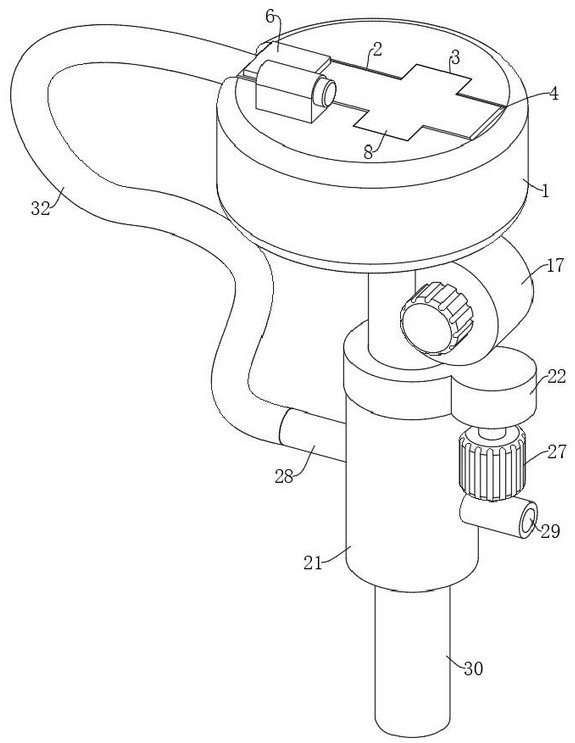 Water-saving type plastic dropper nozzle