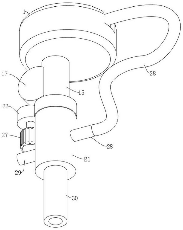 Water-saving type plastic dropper nozzle