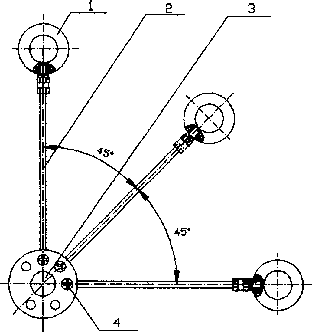 Plane strain measurement sensor