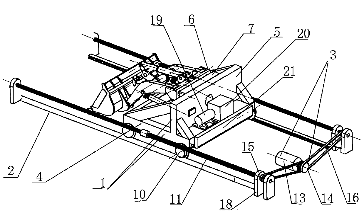 Test method for working resistance of loader test bench and front-end working part of loader