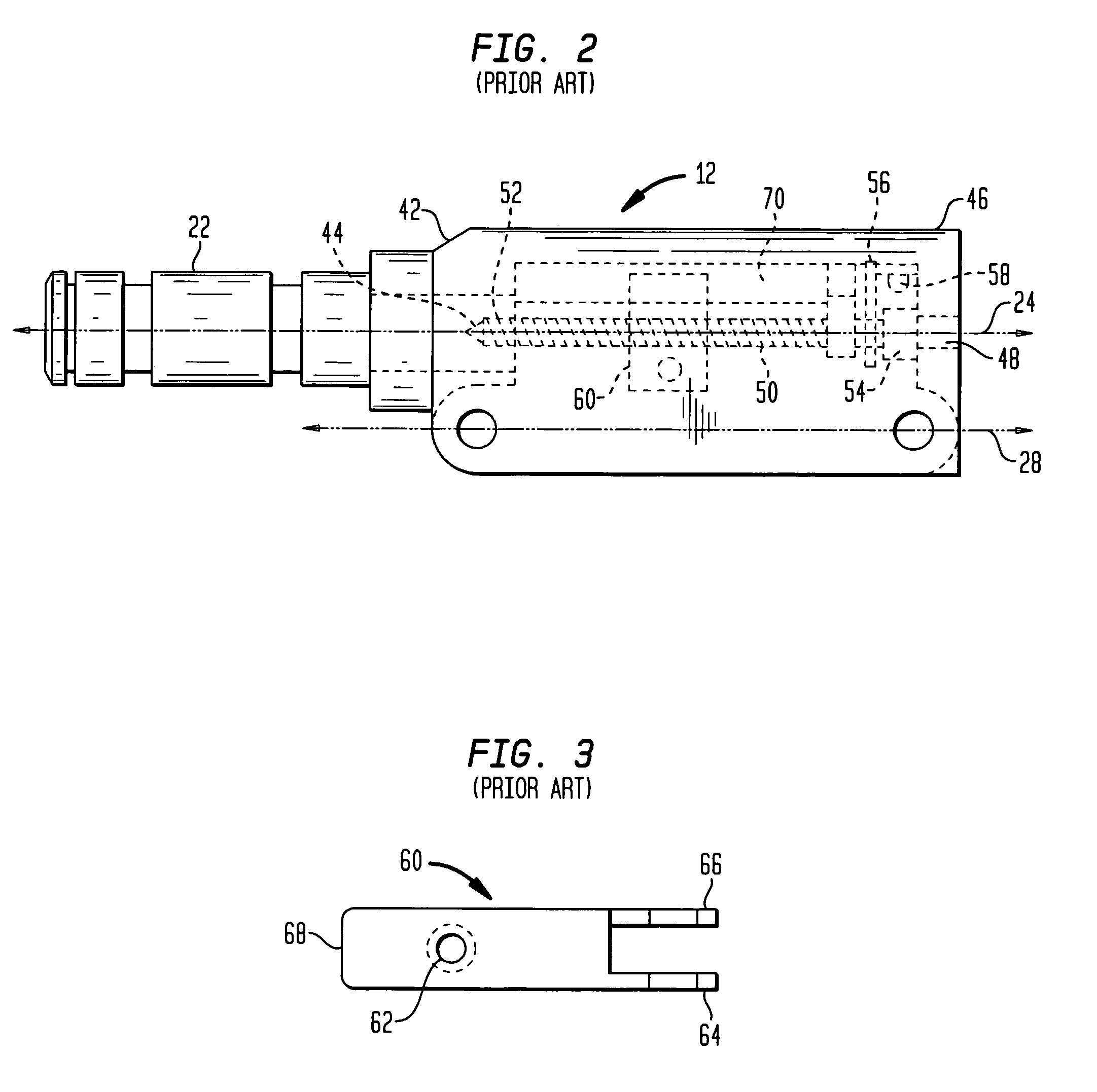 Angled mini arm having a clevis assembly