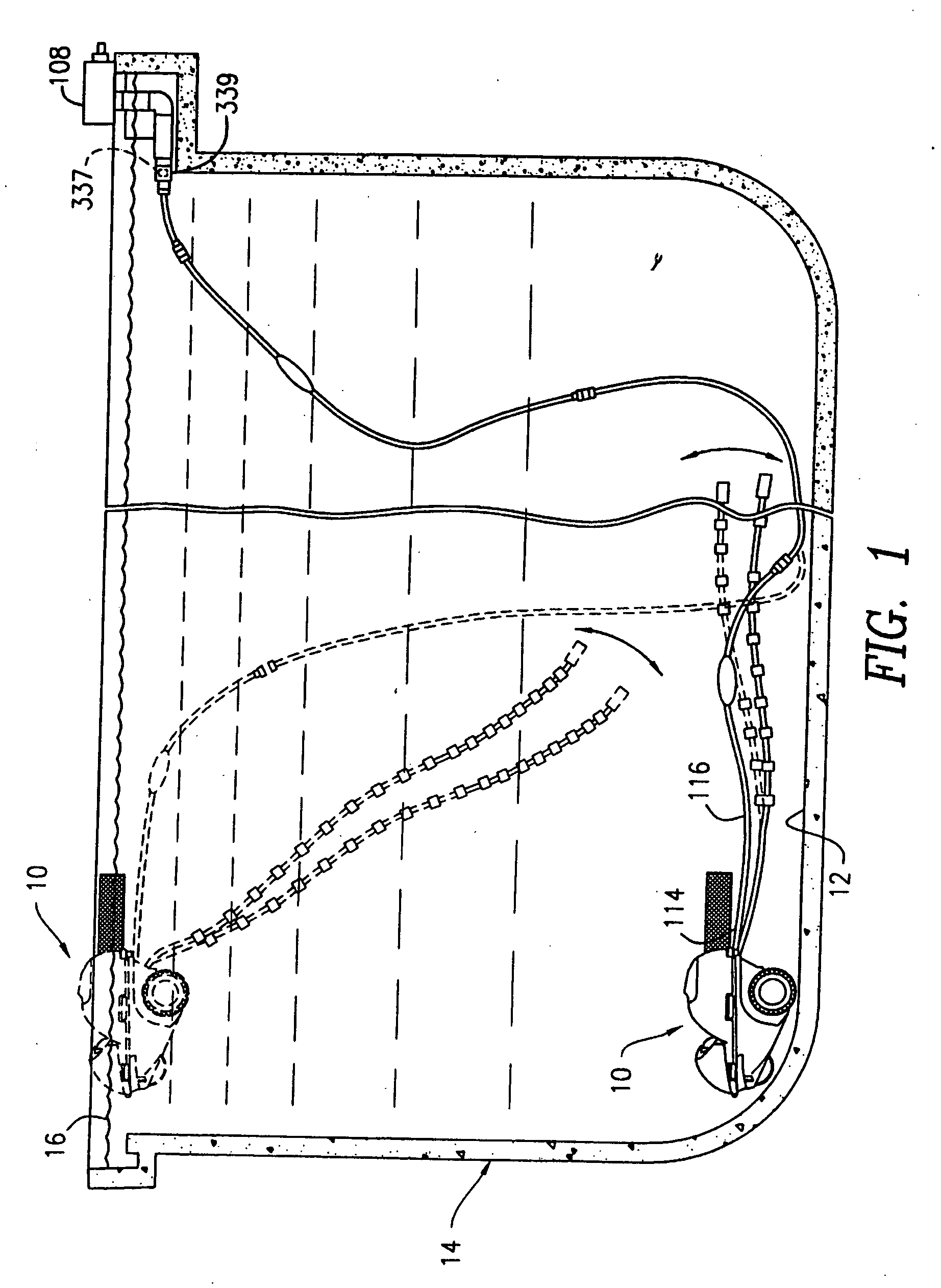 Debris bag for a swimming pool cleaning apparatus