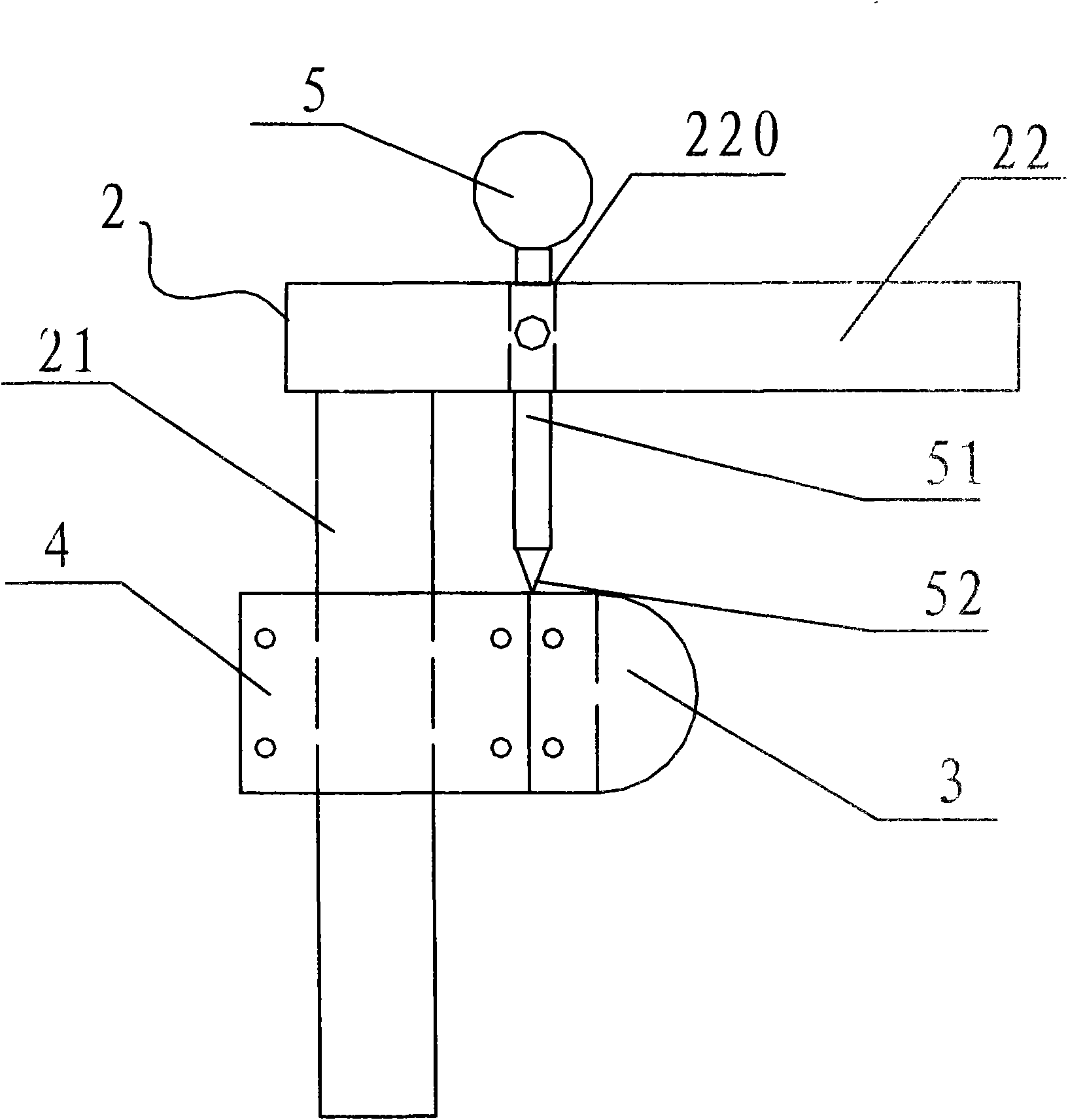 Measuring device and measuring method of raceway position of large slewing bearing