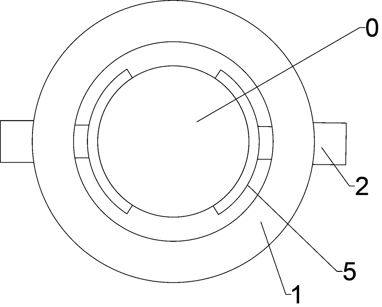 Detachable bushing online monitoring connection clamp