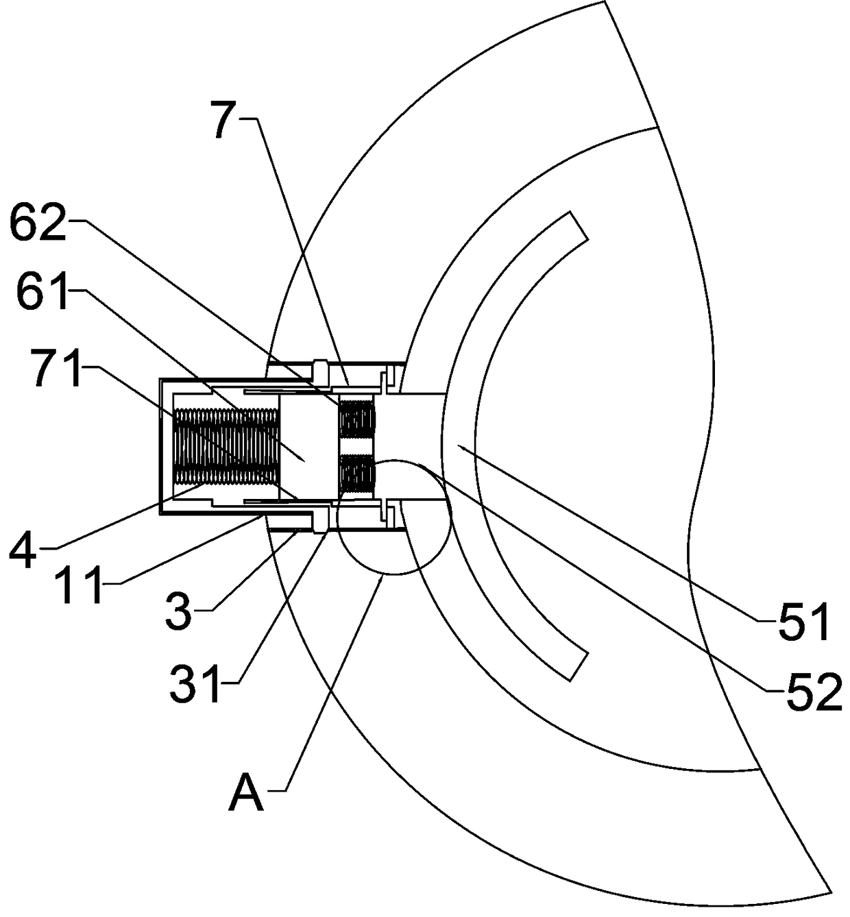 Detachable bushing online monitoring connection clamp