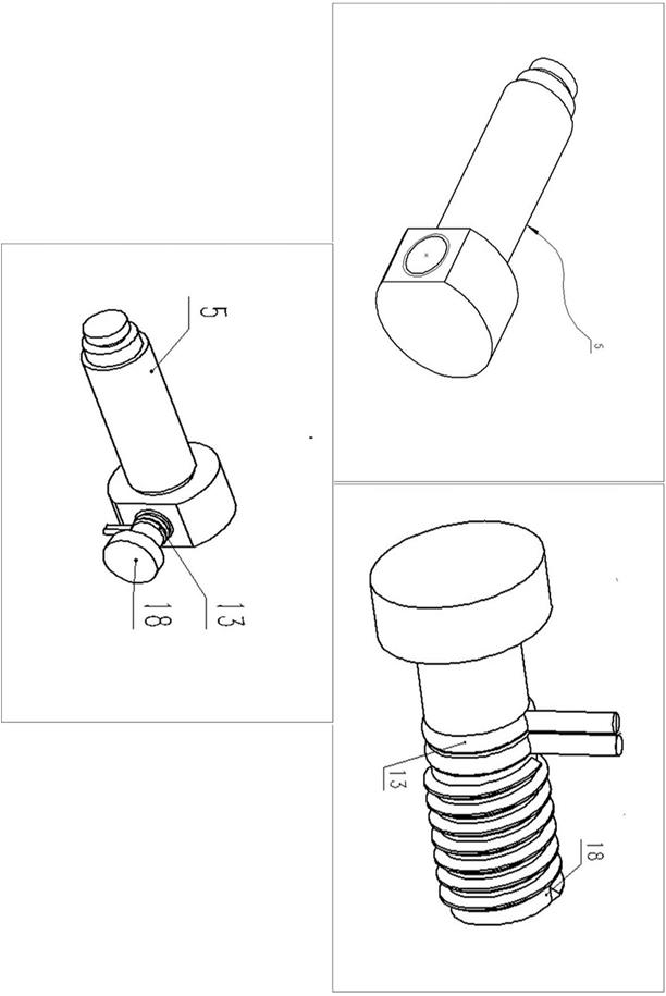 Emergency unlocking device for locking mechanism of sliding plug door of urban rail vehicle