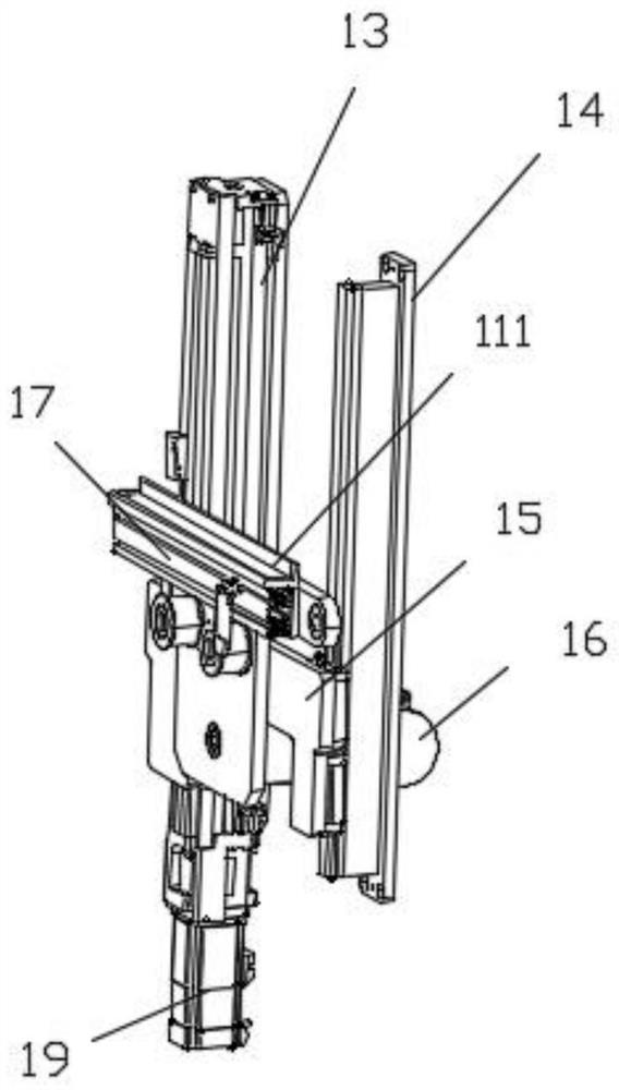 Pavement marking device for road engineering construction