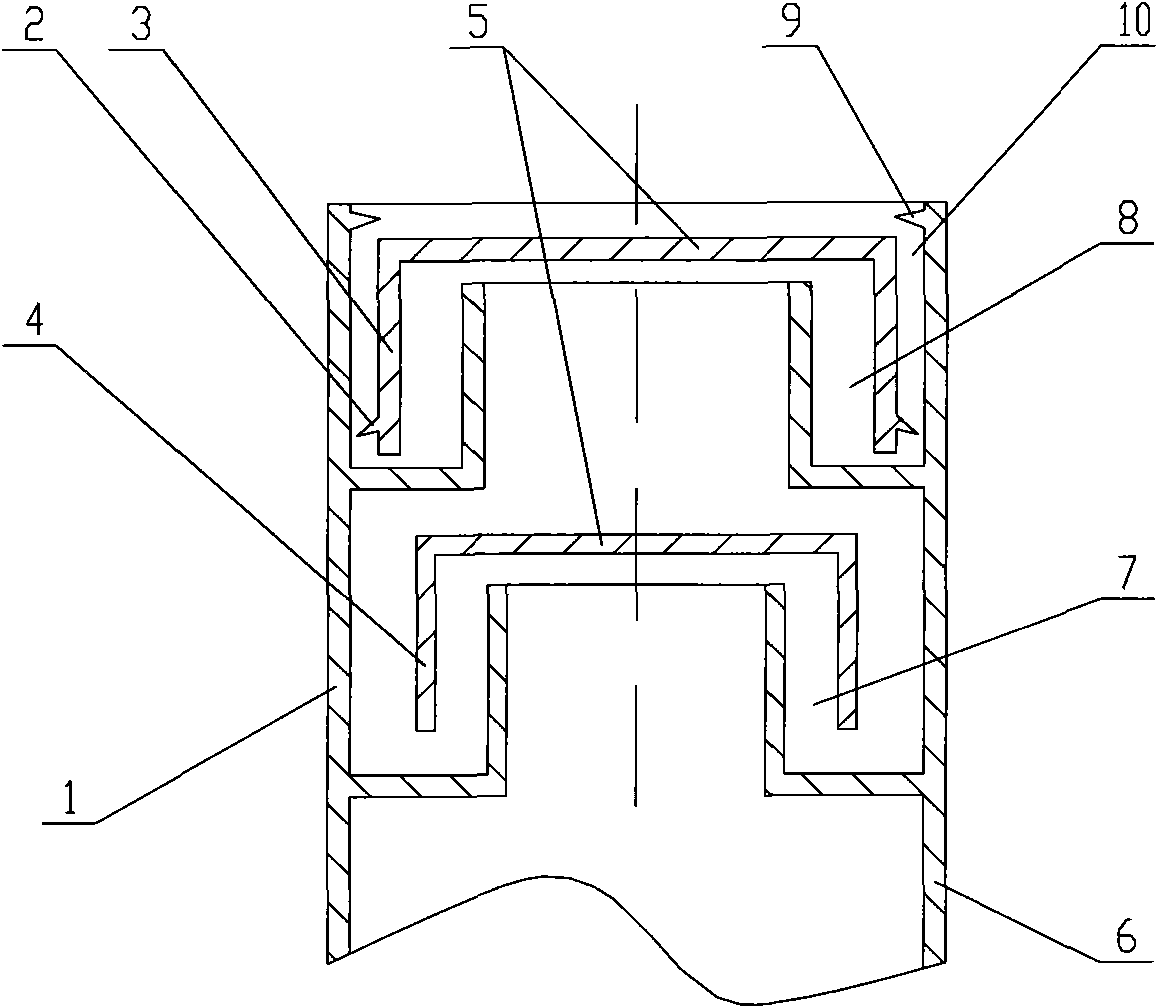 Water-saving urinating discharge blocking device