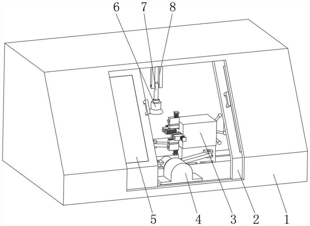 Tensile property detection device for new material