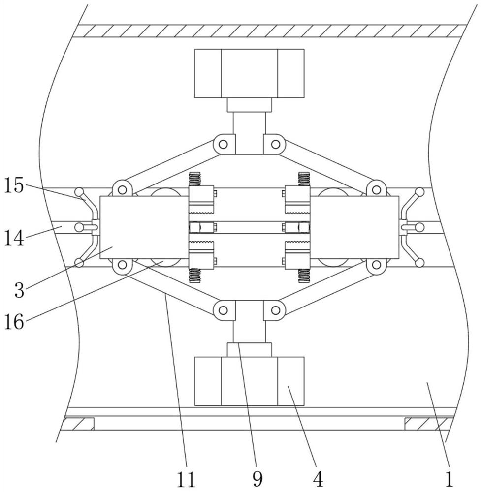 Tensile property detection device for new material