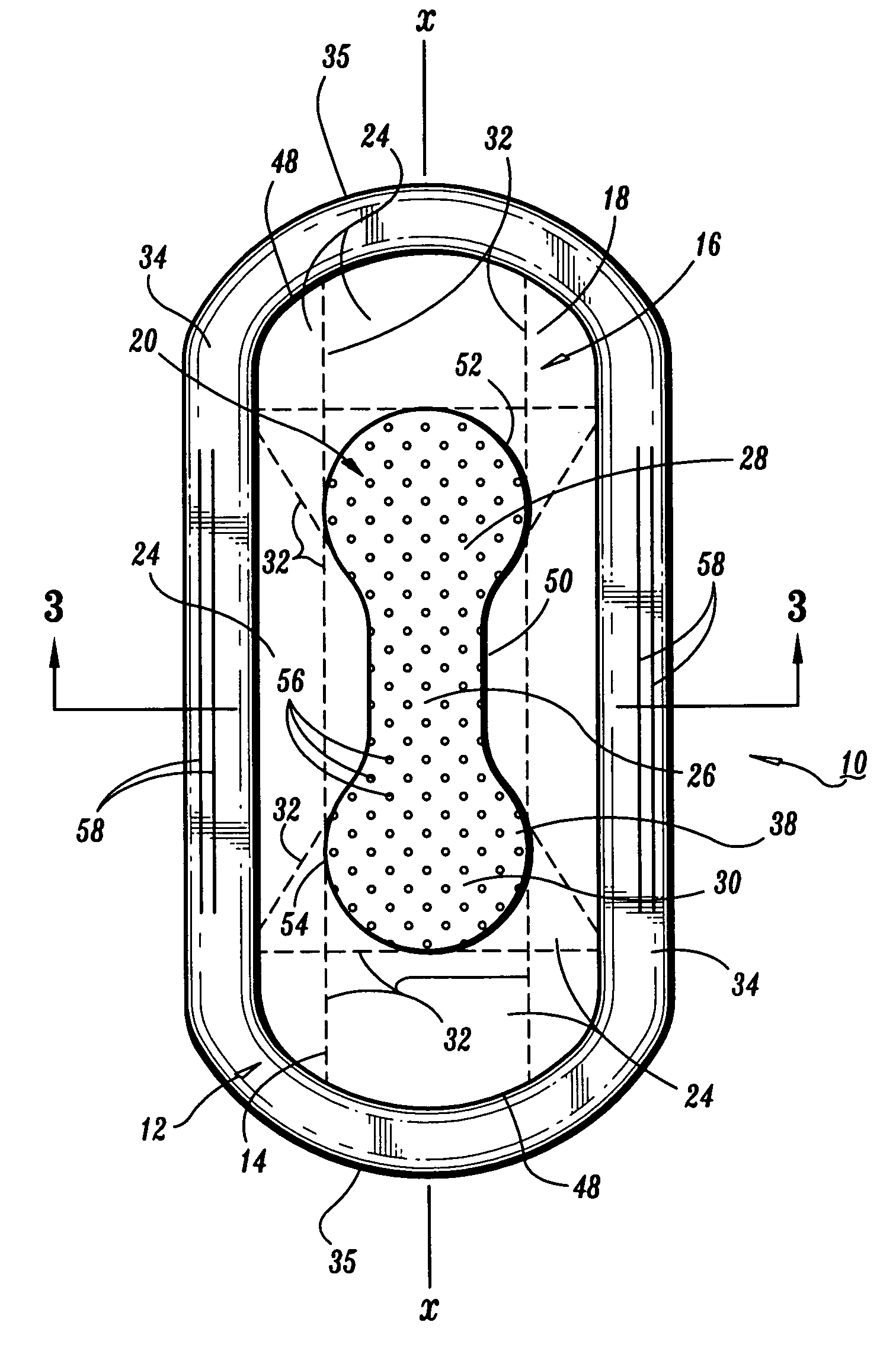 Multiple layer absorbent article