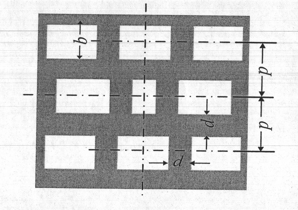 Sub wavelength metal construction lens with millimeter wave band high energy transmissivity