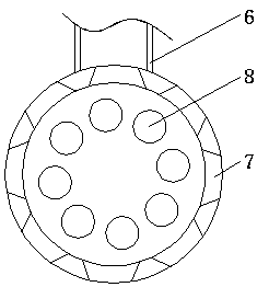 Dust falling device for indoor building construction