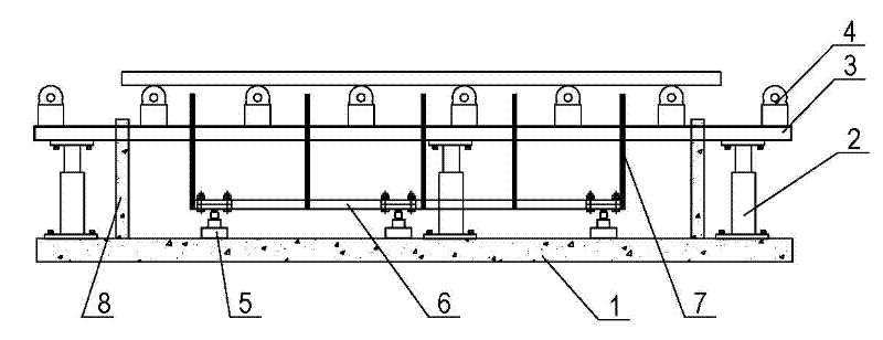 Roller way weighing device