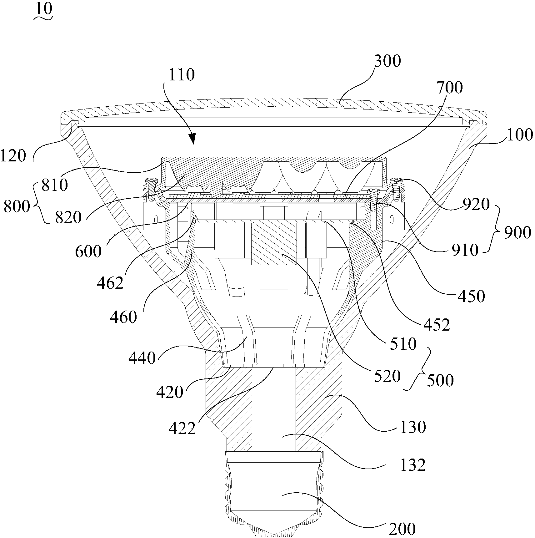 LED spot lamp