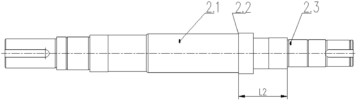 A structure for preventing the cast aluminum rotor of an explosion-proof motor from retracting the shaft