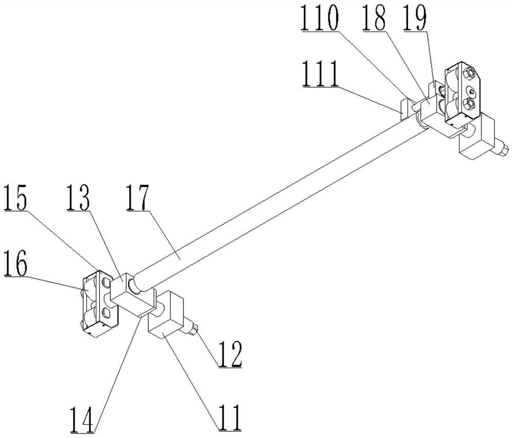 Deviation correcting device applied to large plastic pipe production