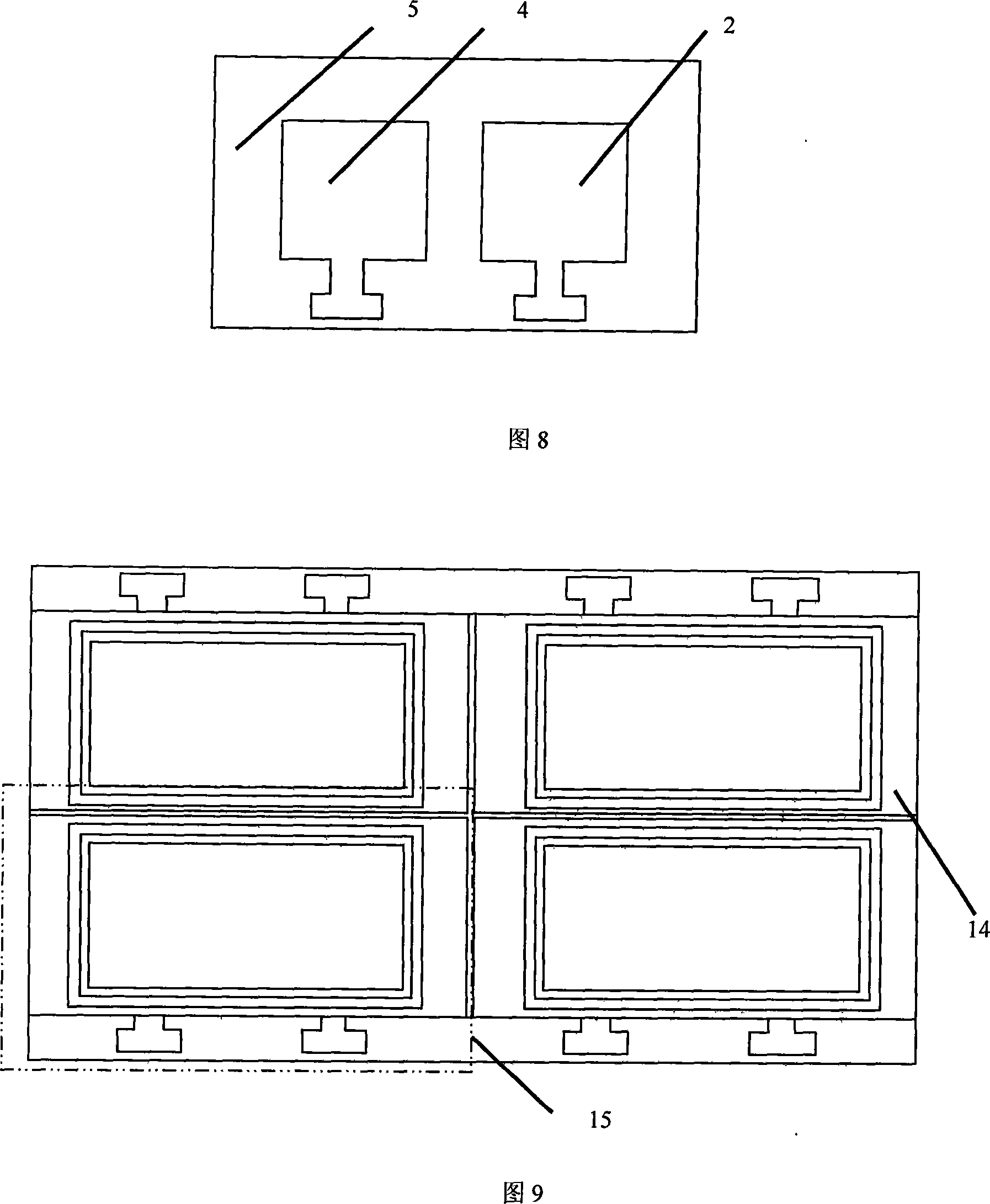 Vibration static micro generator based on liquid medium and its array