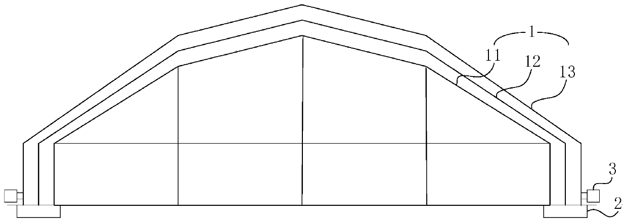 Movable sunlight shed