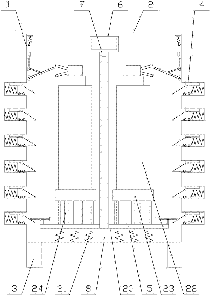 Safe and reliable ground placed fire extinguisher box facilitating taking out and storing