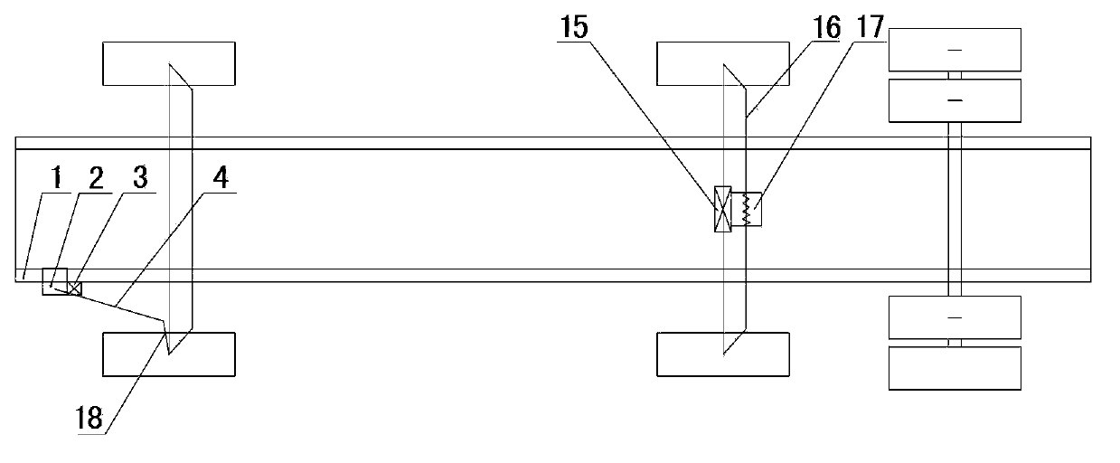 Multi-shaft steering system and automobile