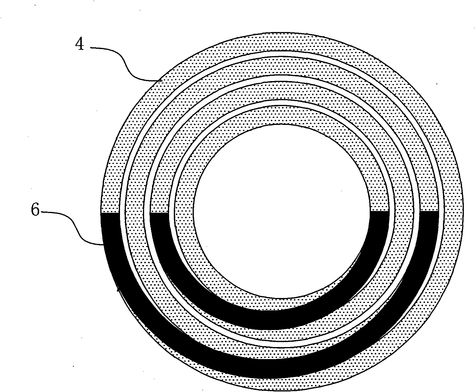 Pipeline type ultrasonic treatment device for promoting aging of liquor