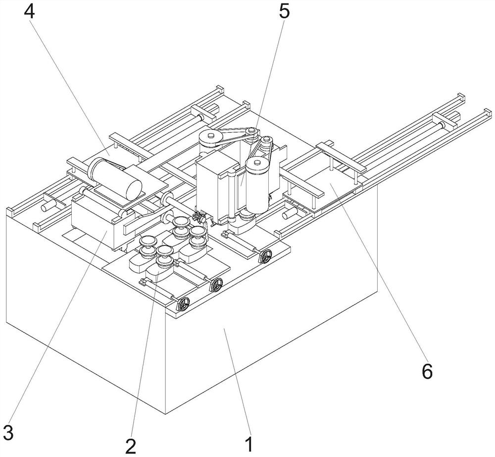 Wooden handle forming device special for farm tools