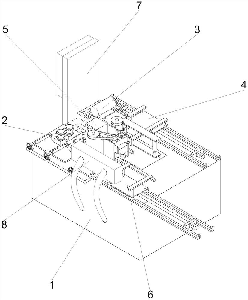 Wooden handle forming device special for farm tools