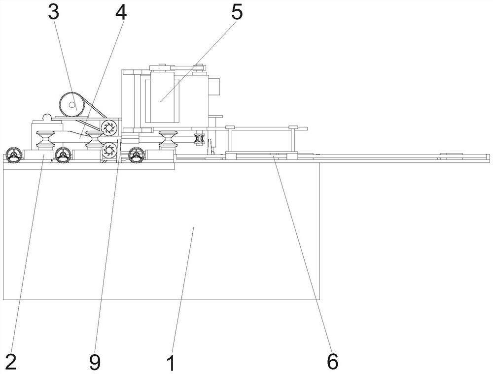 Wooden handle forming device special for farm tools