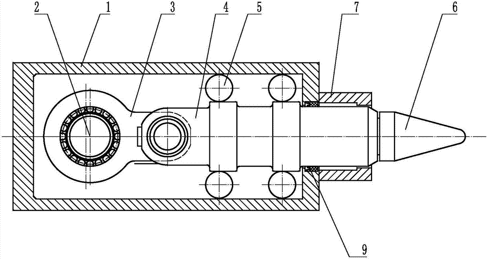 Reciprocating impact part of multistage protection sealing telescopic sleeve