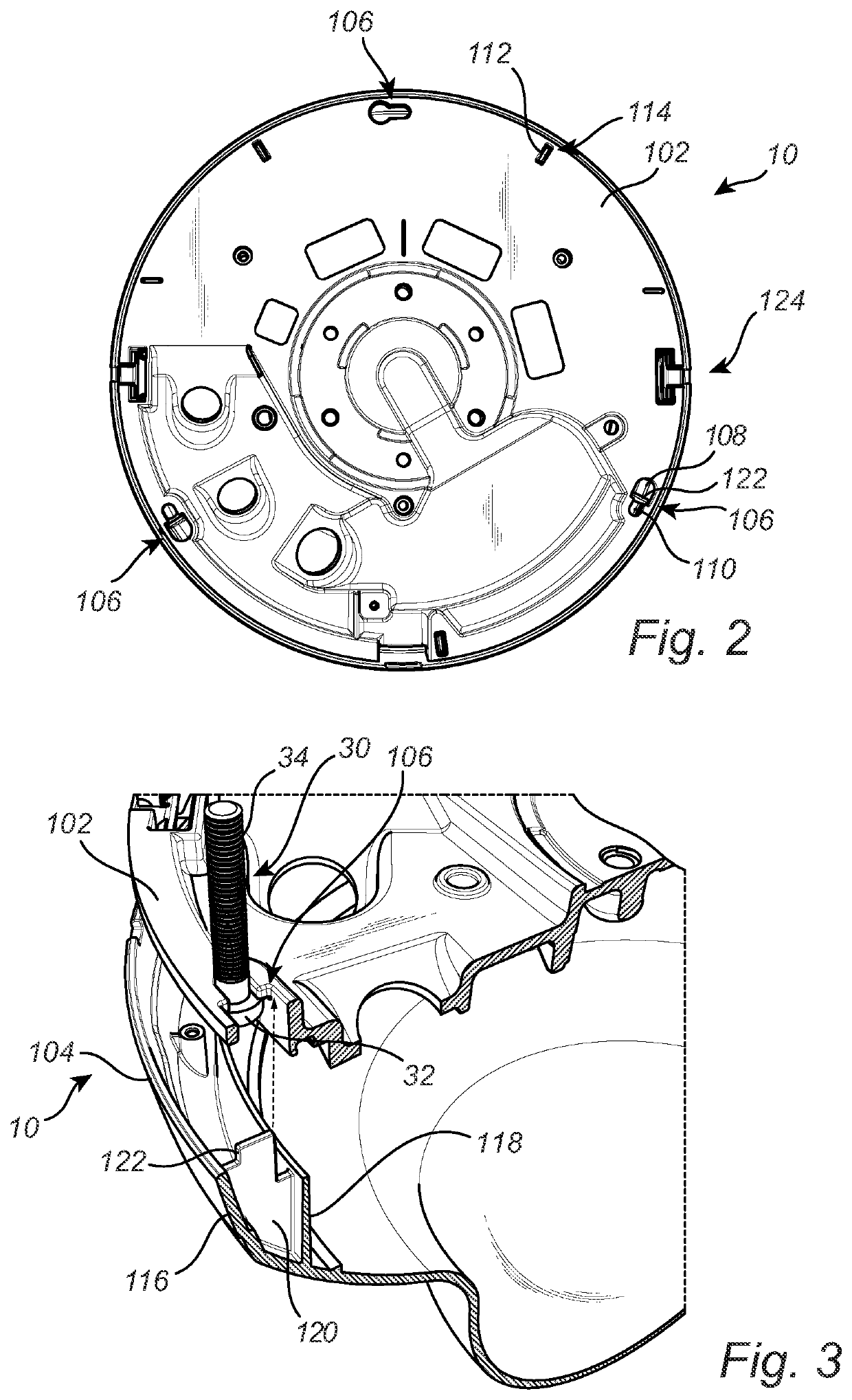 Device configured for mounting to a surface