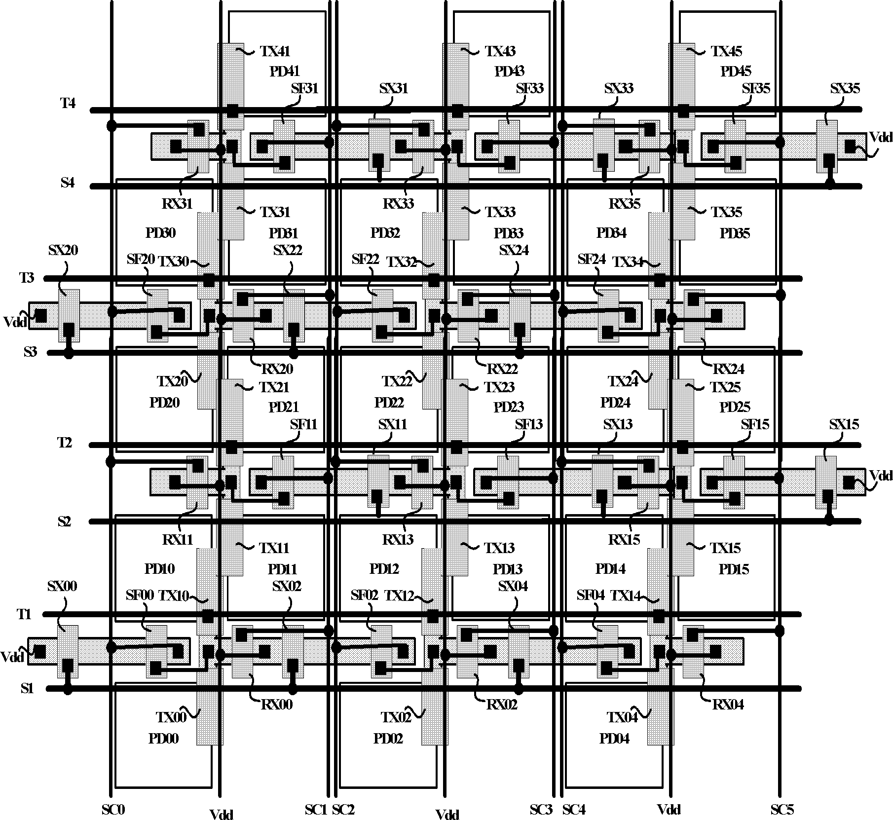 CMOS (complementary metal-oxide-semiconductor transistor) image sensor pixel and control time sequence thereof