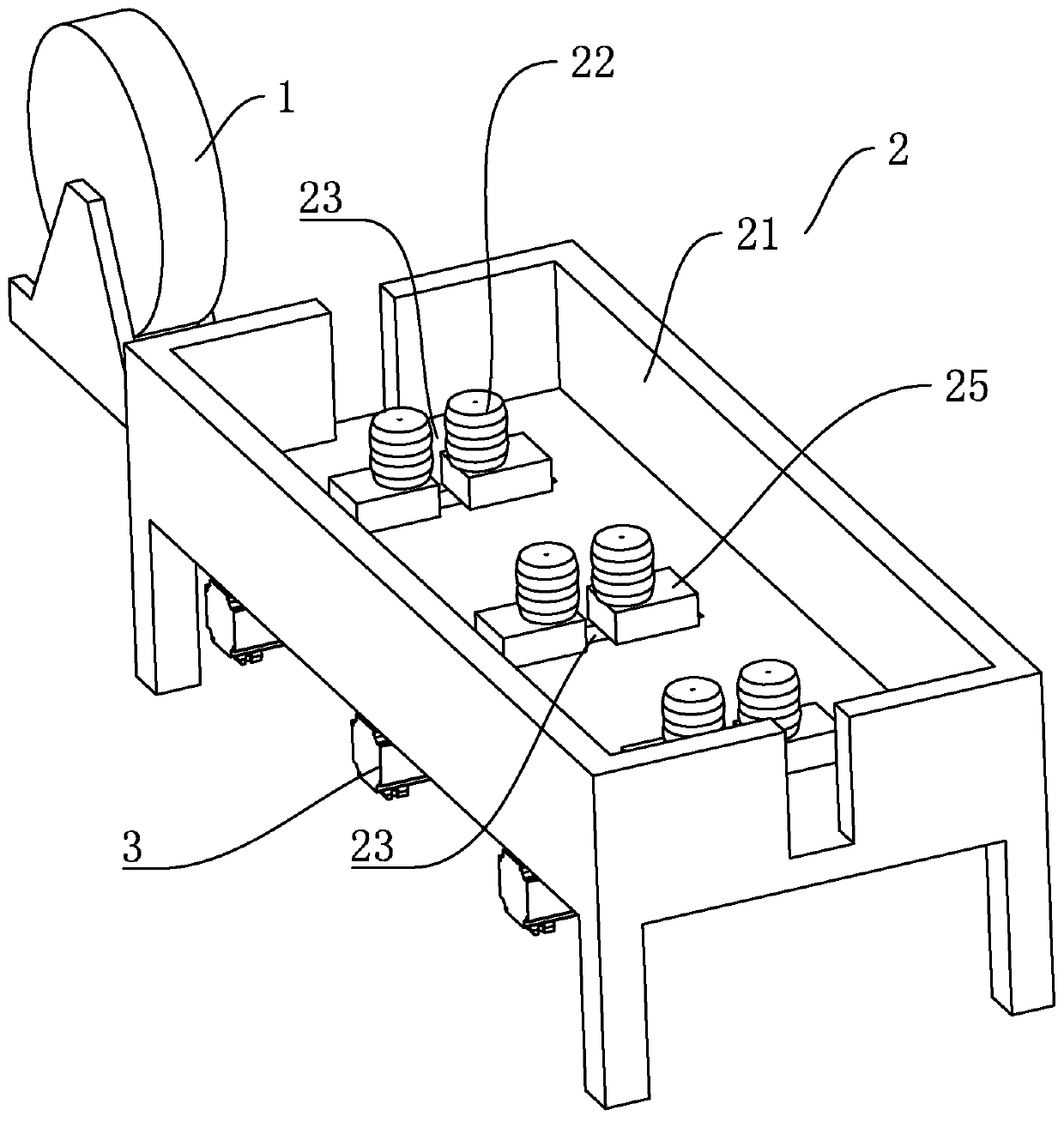 Straight wire drawing device