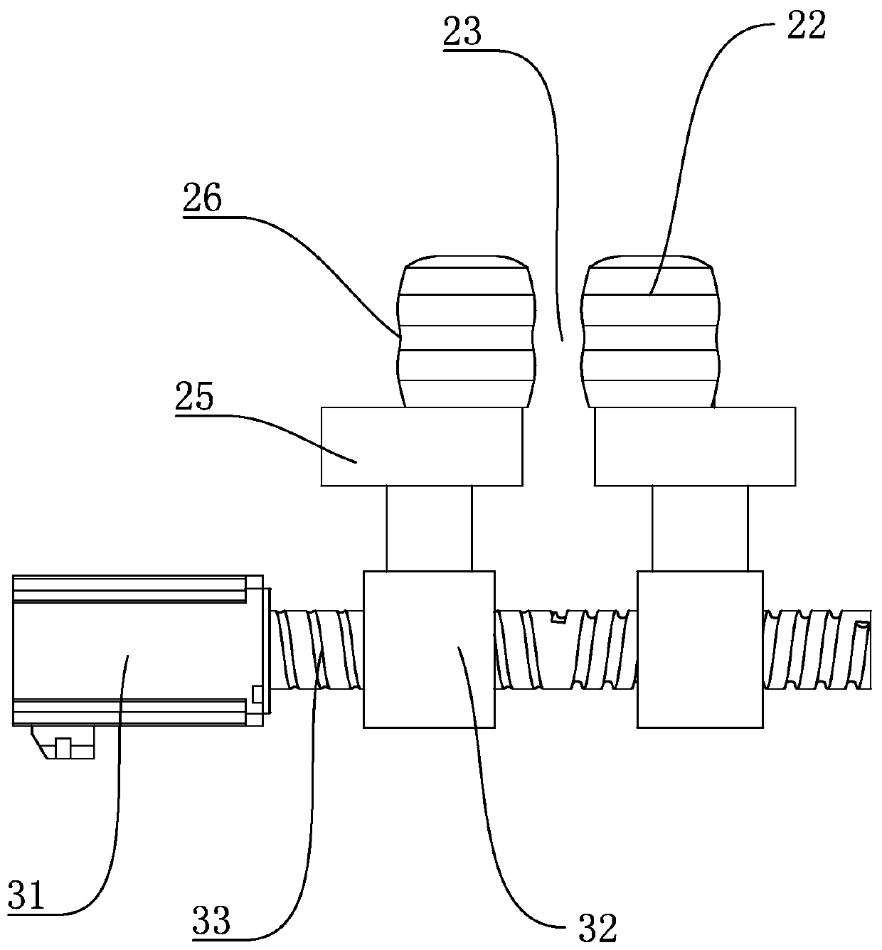 Straight wire drawing device