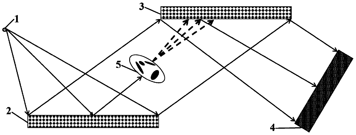 X-ray diffraction enhanced imaging method based on iterative algorithm