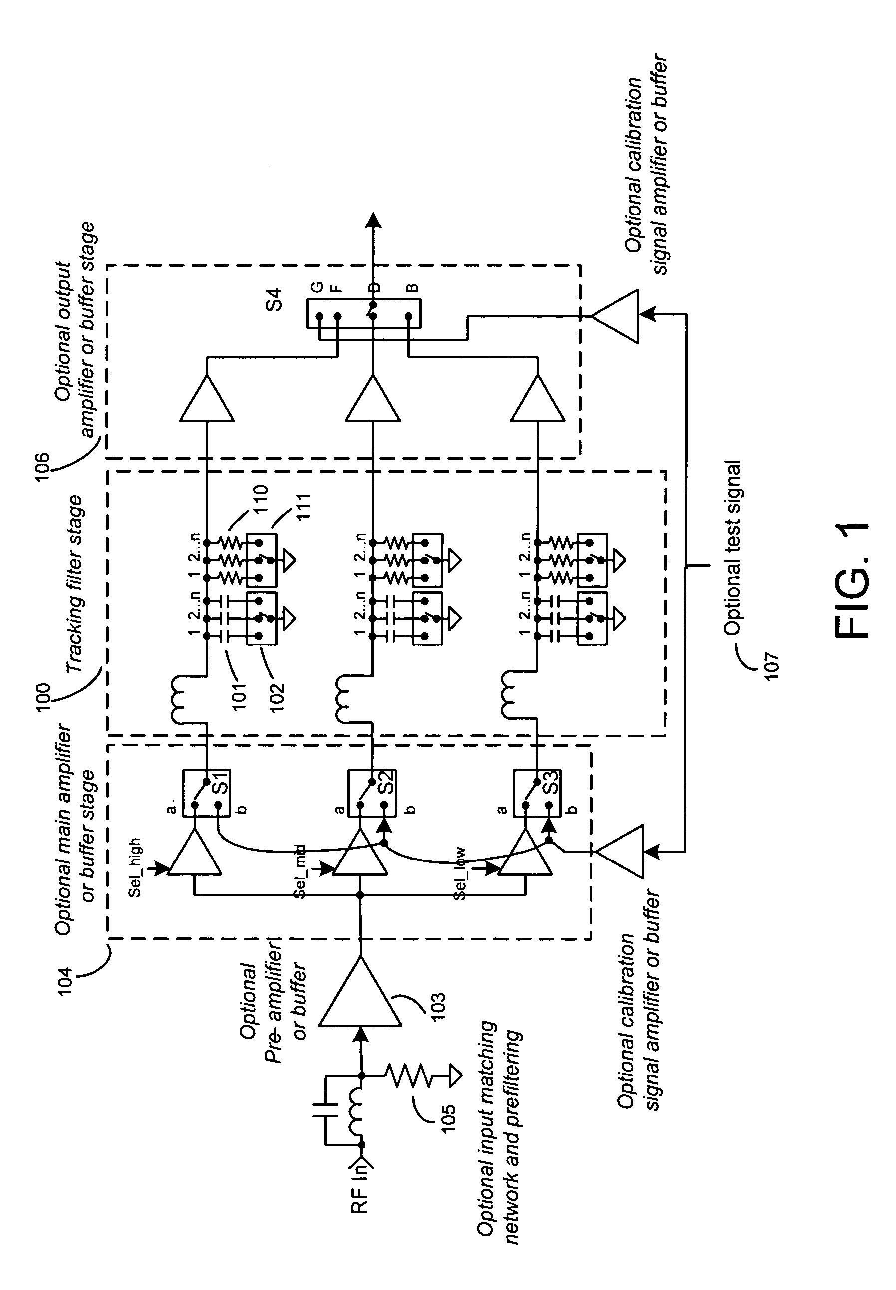 Tracking filter for tuner