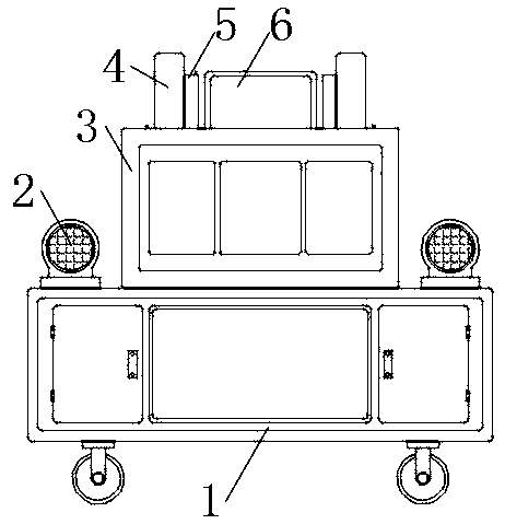 Strong reminding equipment applied to examination records of hemodialysis rooms