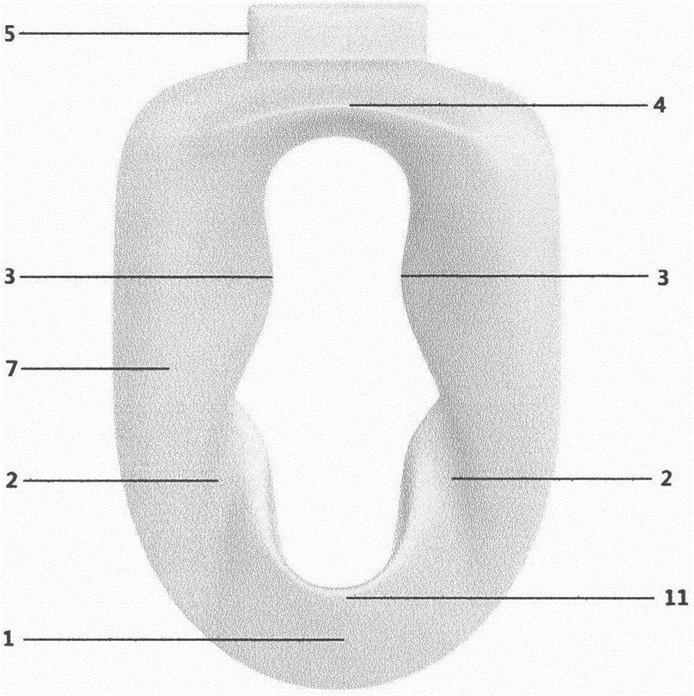 Ergonomic toilet seat