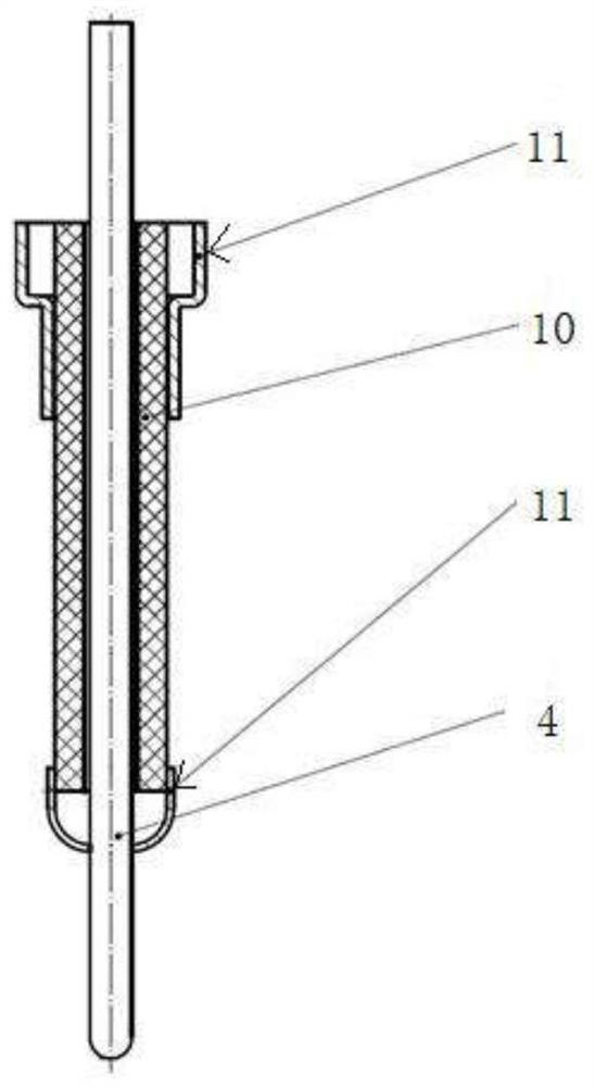 Wide-range ionization vacuum gauge tube