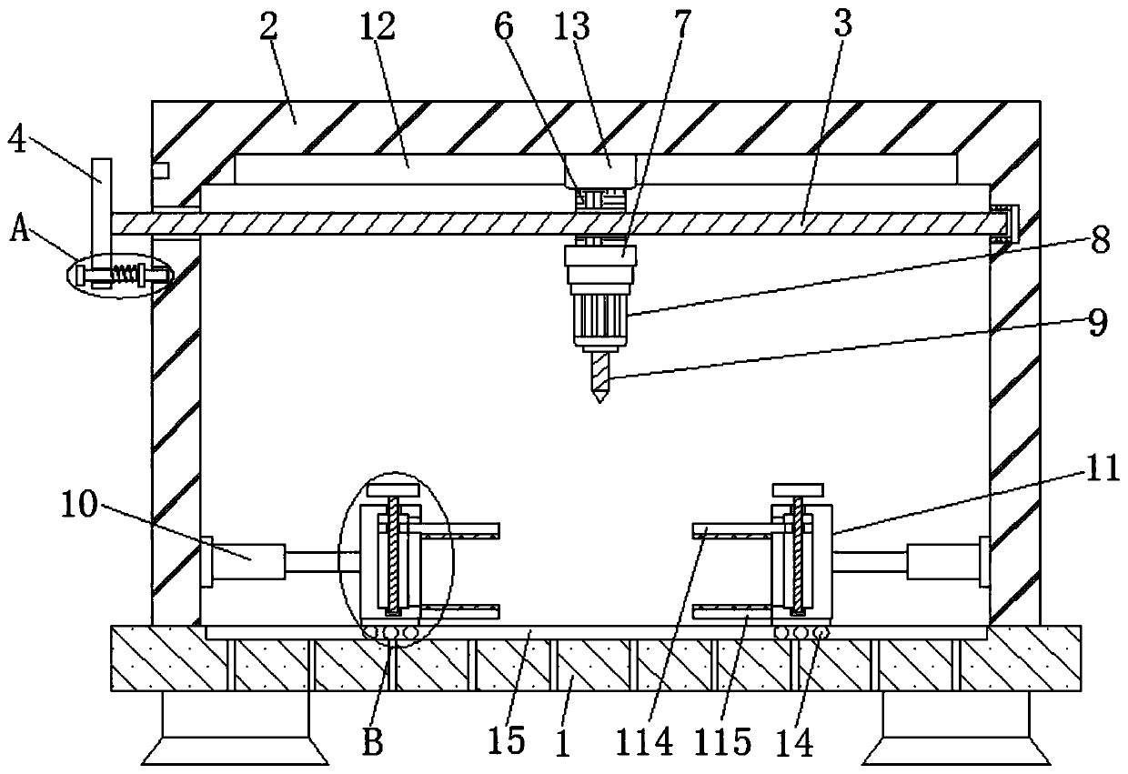 Drilling device for computer production