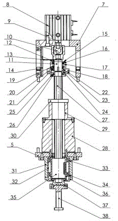 A rotary press table for processing small and medium-sized polarizing laminates